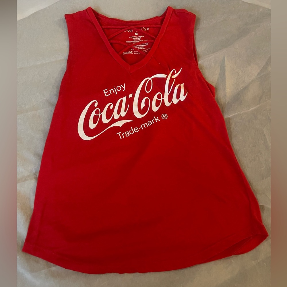 Women’s Coca Cola - Criss Cross Tank - M